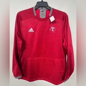 🔥Adidas "TEXAS" Men's Power Red/Core Heather Fielder's Choice 2.0 Fleece LARGE